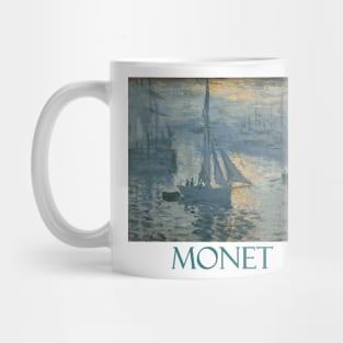 Sunrise - The Sea (1873) by Claude Monet Mug